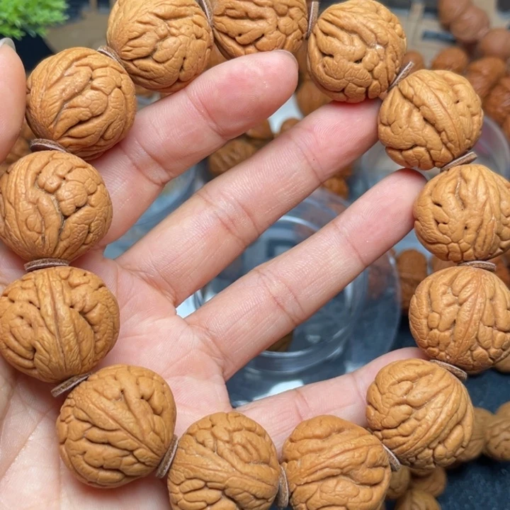 桃核手串龙纹桃核43