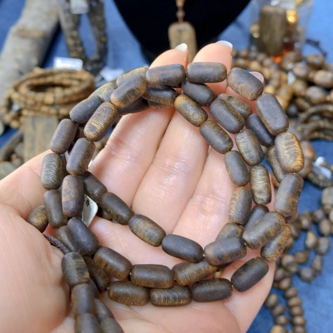 沉香手串莺歌绿卡6-16克多样性发货一条