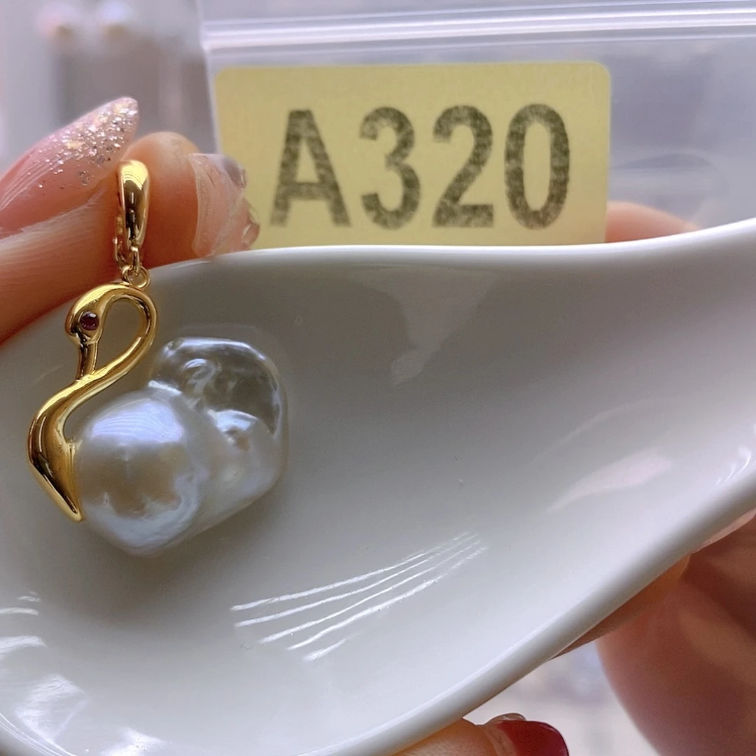 淡水珍珠颈饰银S925镶嵌