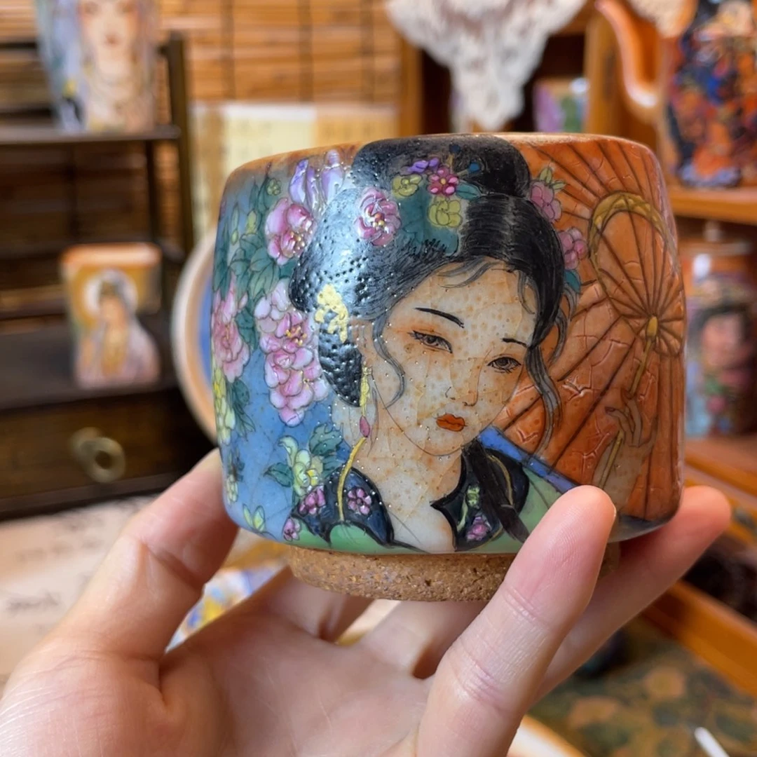 国风美人志野杯杯