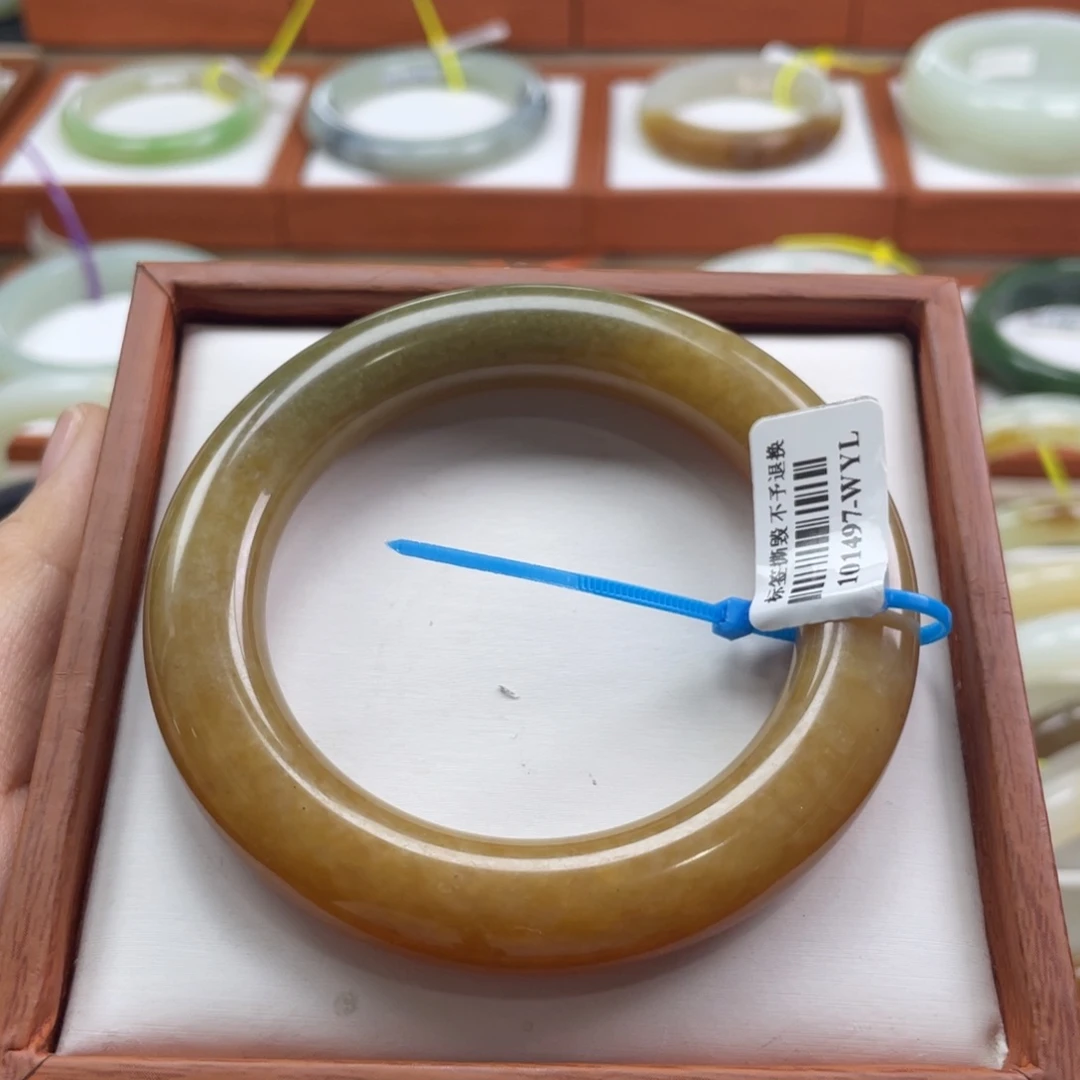 【闪购商品】未镶嵌手镯和田玉链接28。56-57