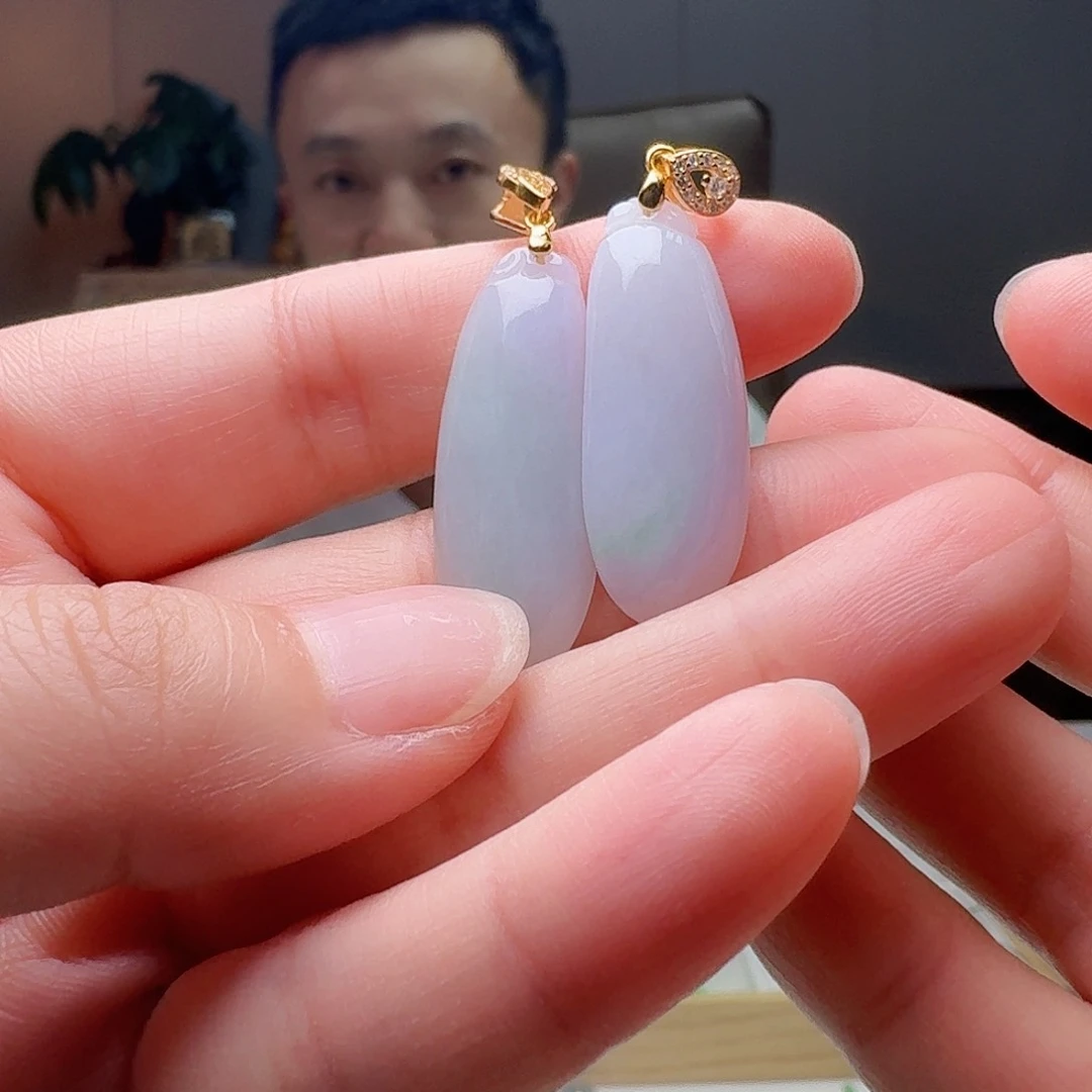 翡翠银S925镶嵌吊坠(不含链)多样性发货其一