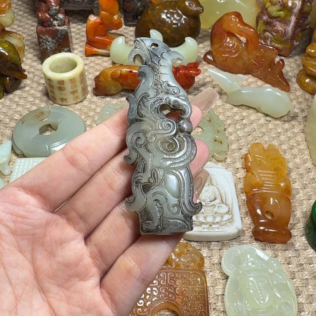 白玉菩提吊坠挂件