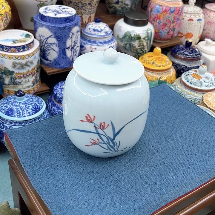 瓷片茶叶茶叶罐密封
