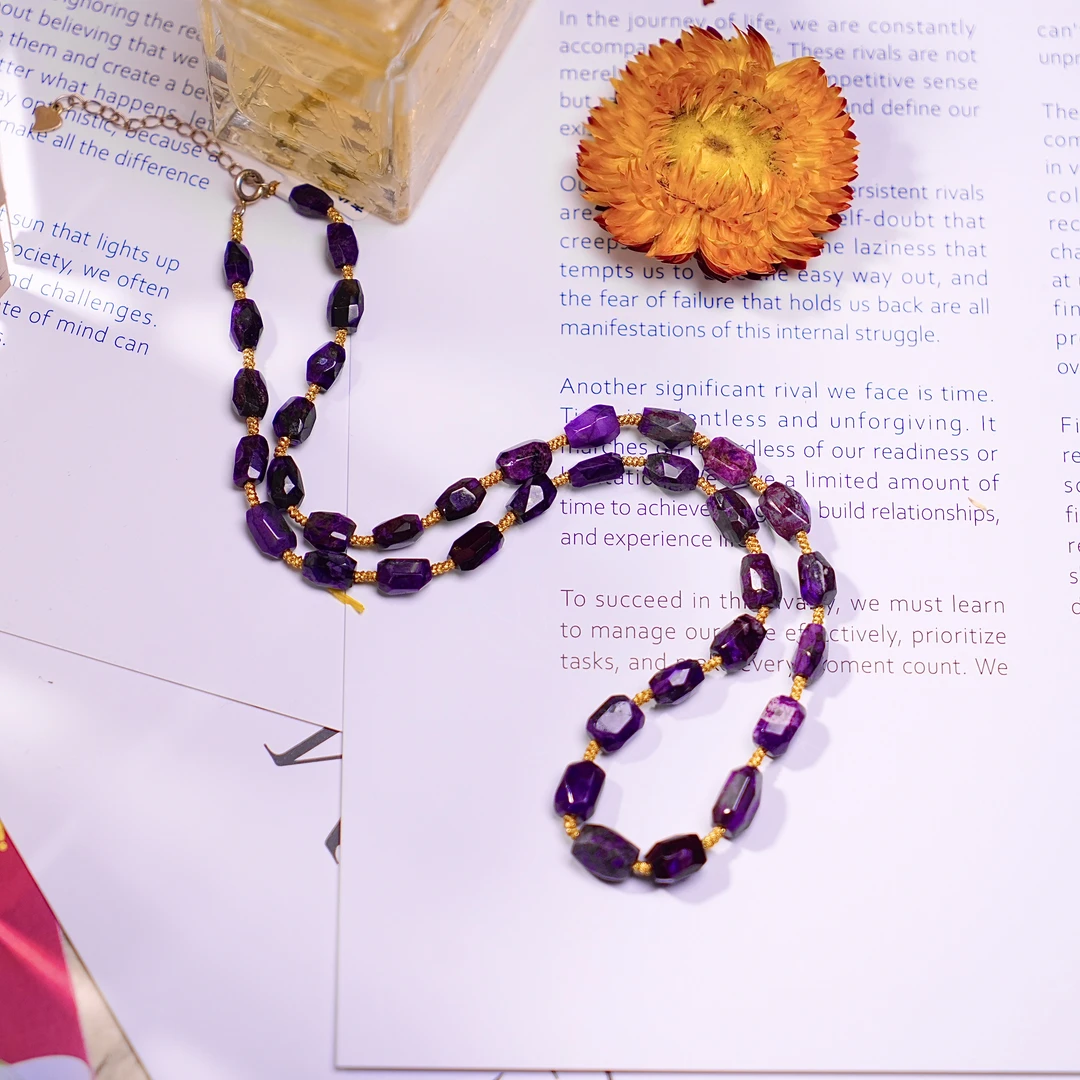 舒俱来1645钻切丝绒项链