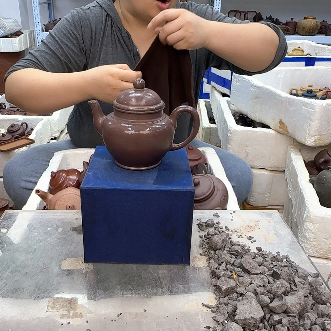 紫砂茶壶宜兴紫砂壶瑕疵处理