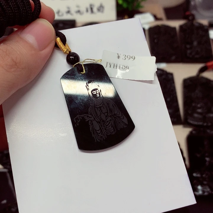 天然a货钢琴黑挂件