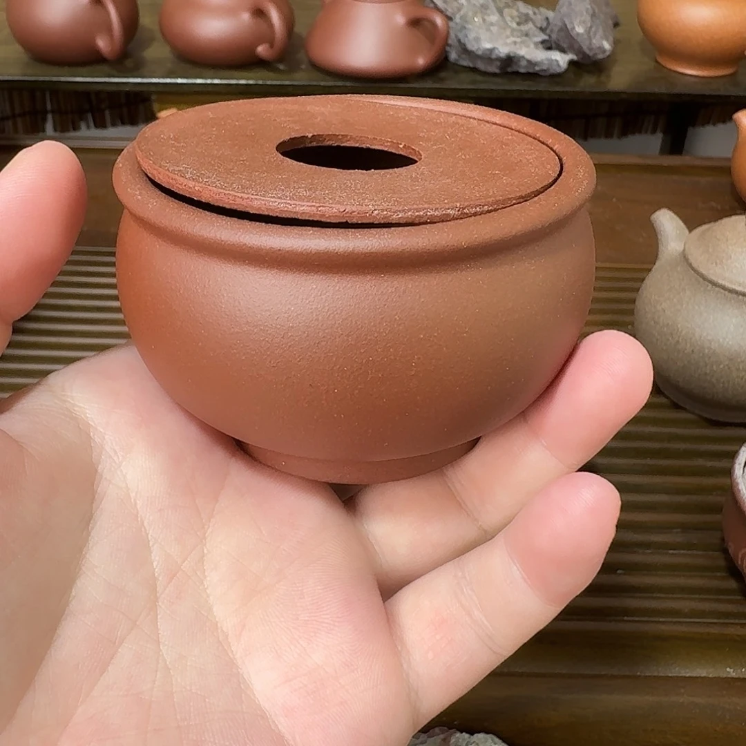 茶壶紫砂150cc紫泥半手工主人杯