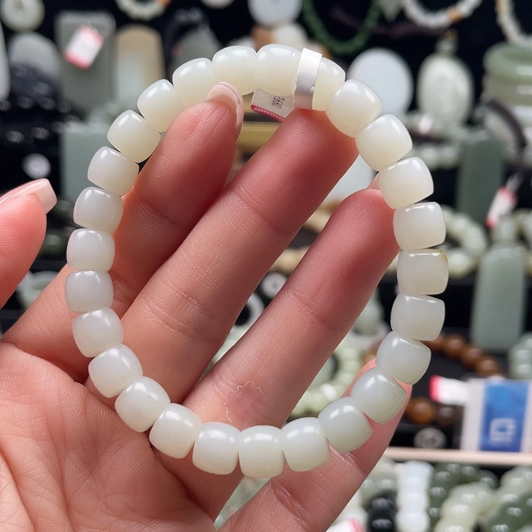 和田玉未镶嵌手链