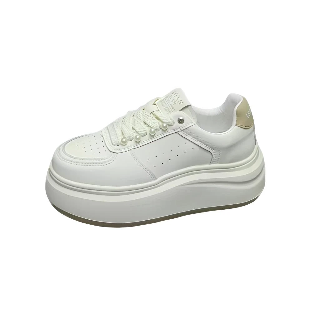 2583  25595 真皮厚底小白鞋 （标准尺码）**米