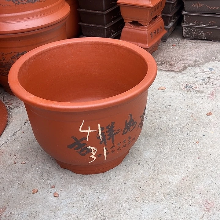 紫砂花盆，透气花盆