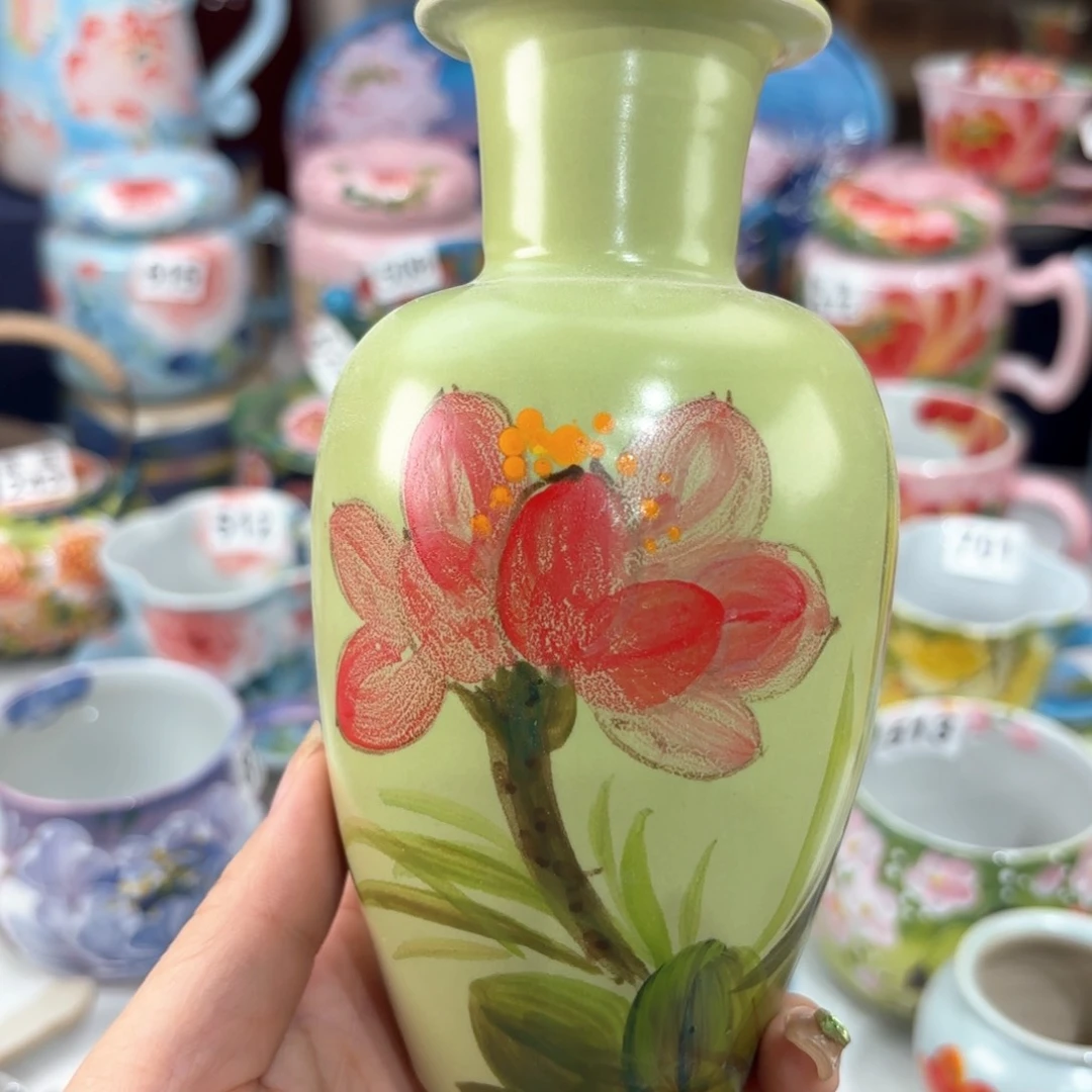 景德镇手绘高温釉下彩陶瓷茶具