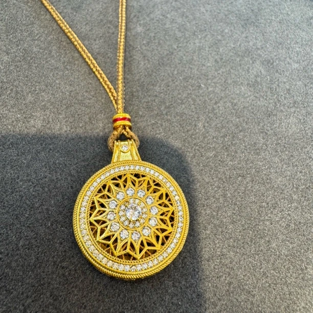 铜合金仿珍珠项链 龙哥金色项链项链900