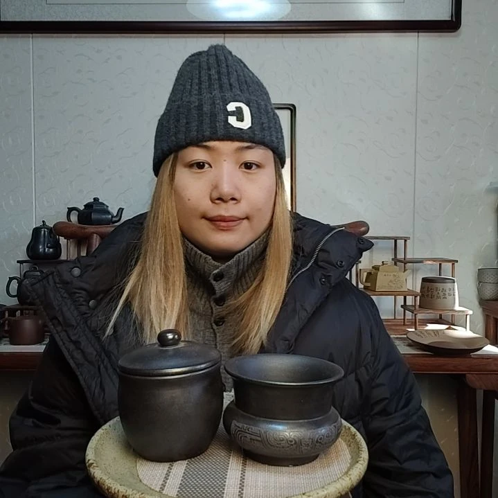 茶杯朱泥石黄主人杯