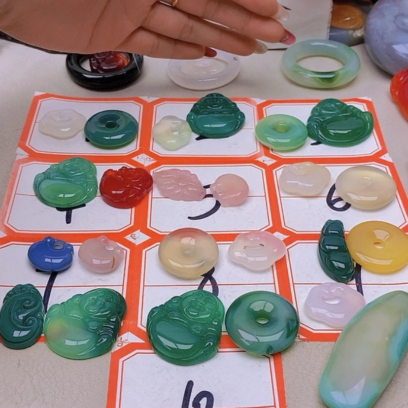 【闪购商品】未镶嵌玛瑙/玉髓珠宝半成品大*翁