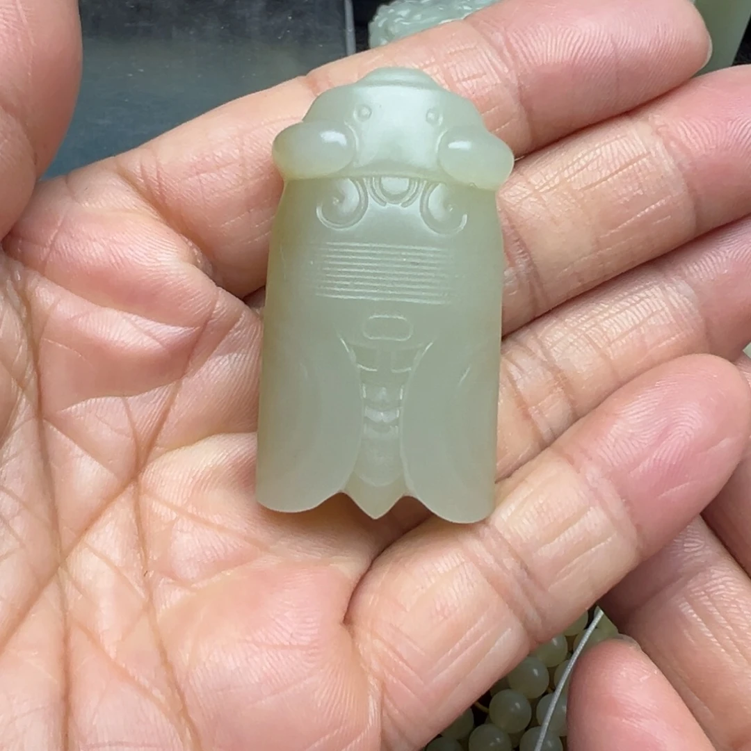 和田玉（糖玉）未镶嵌吊坠(不含链)