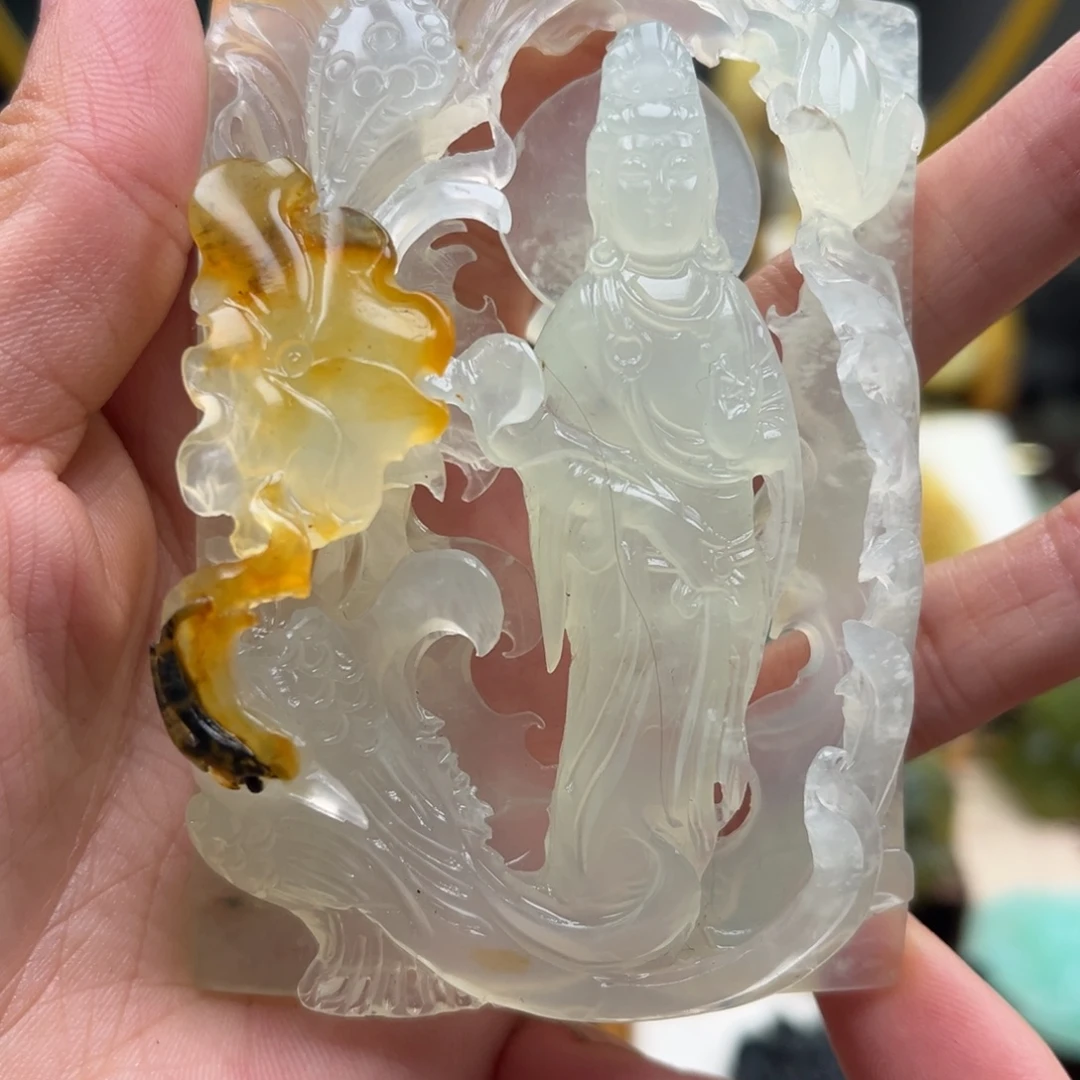 岫玉未镶嵌挂件挂件