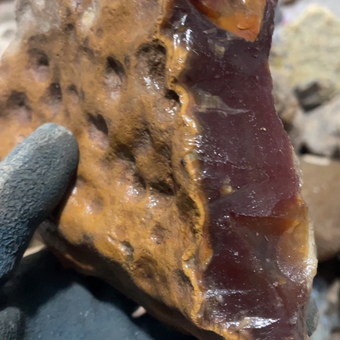 ****定制玛瑙原石切割不退不换