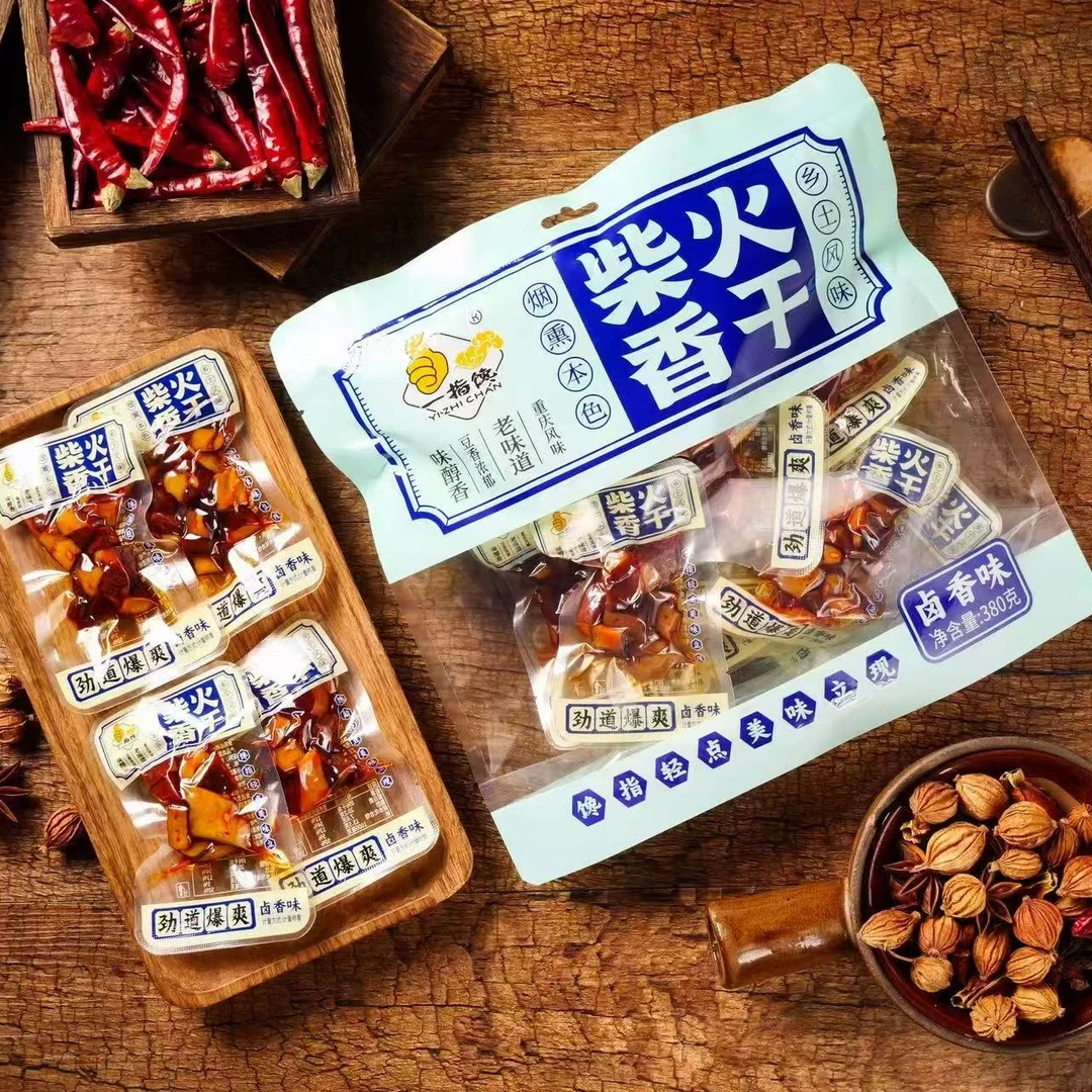 一指馋柴火香干即食卤香味豆腐干休闲零食