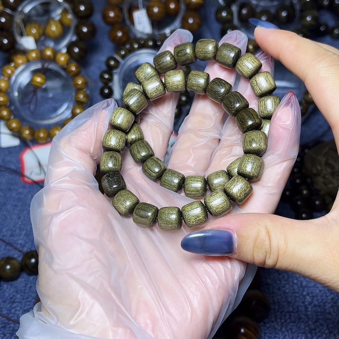 楠木（金丝楠）手串/手链黑金拆房老料药香味