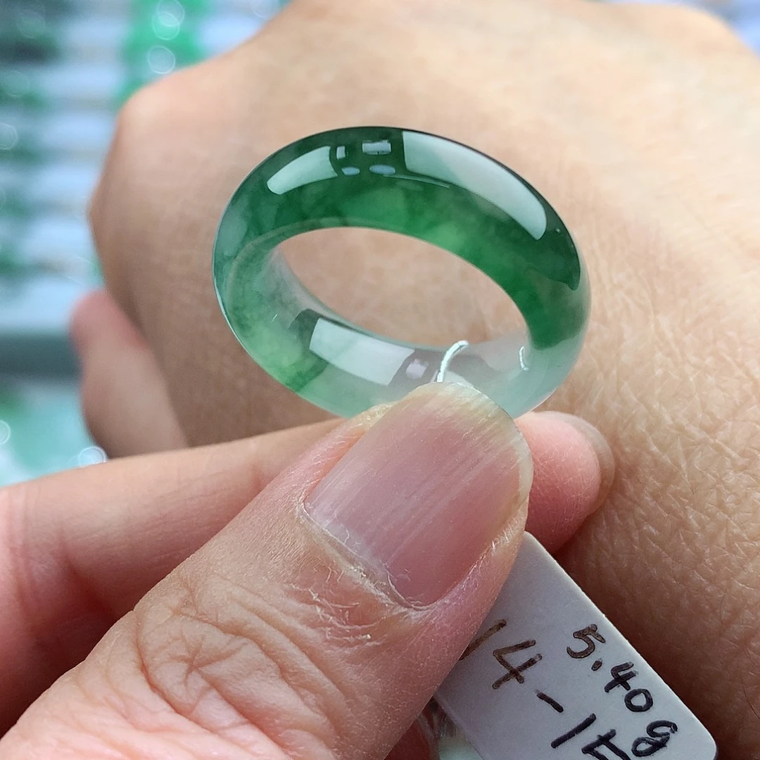 未镶嵌戒指翡翠14-15号