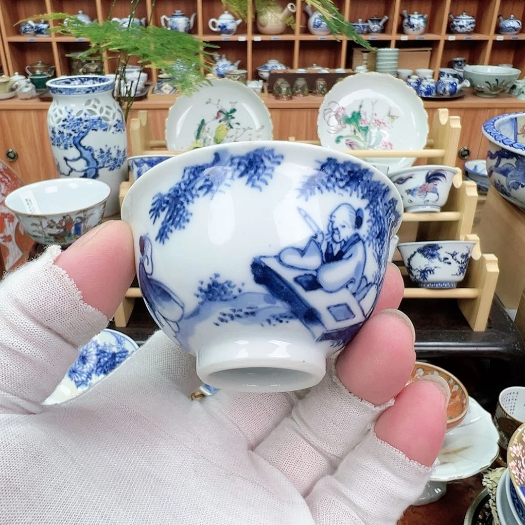 柴窑茶具茶壶茶杯盘子