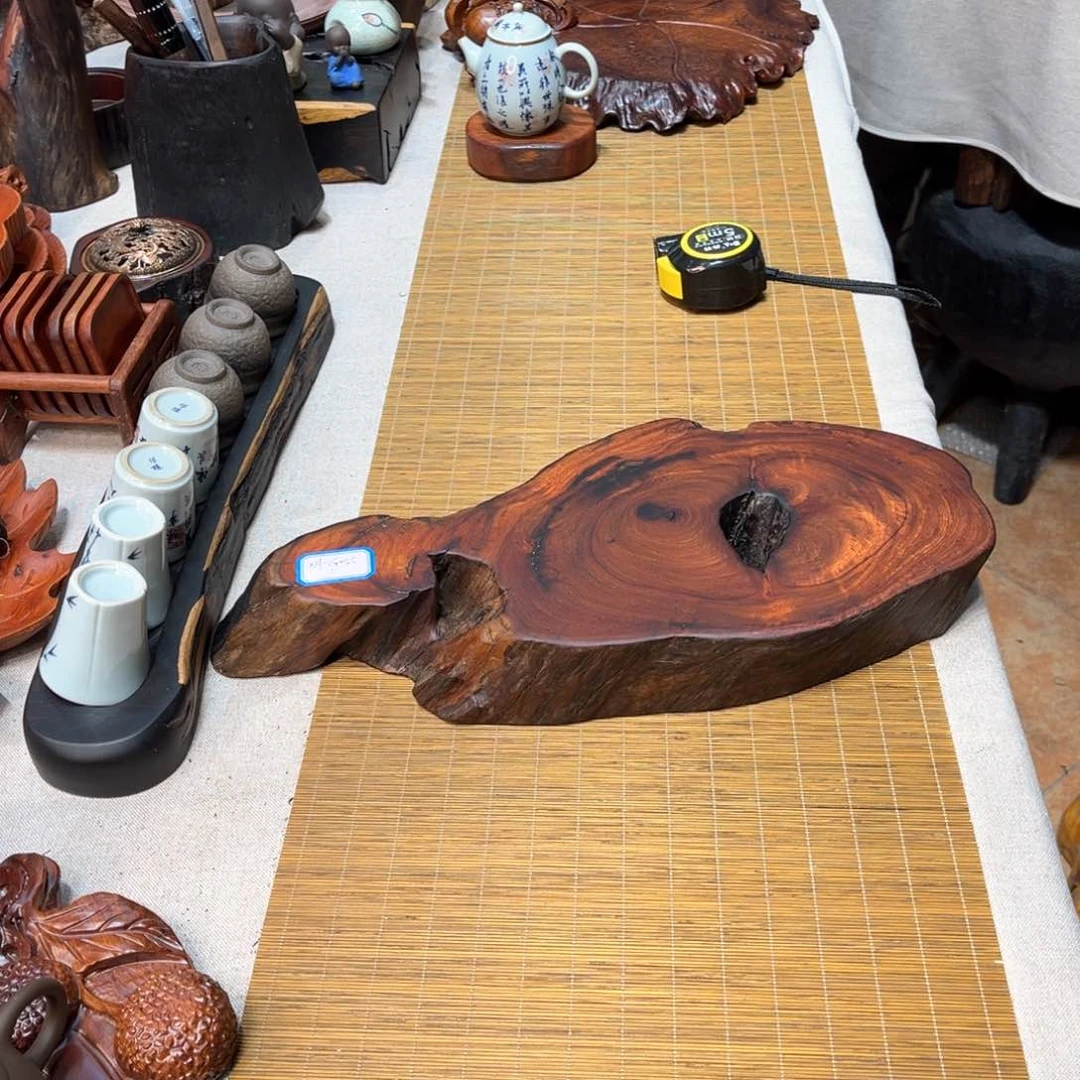 凌缅甸花梨木加厚底座