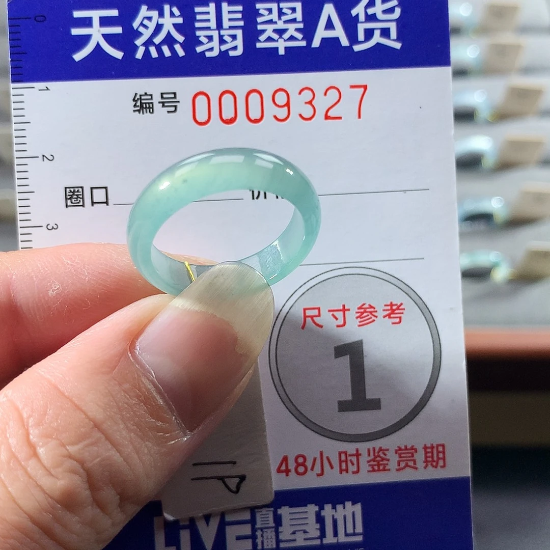 翡翠未镶嵌戒指19号