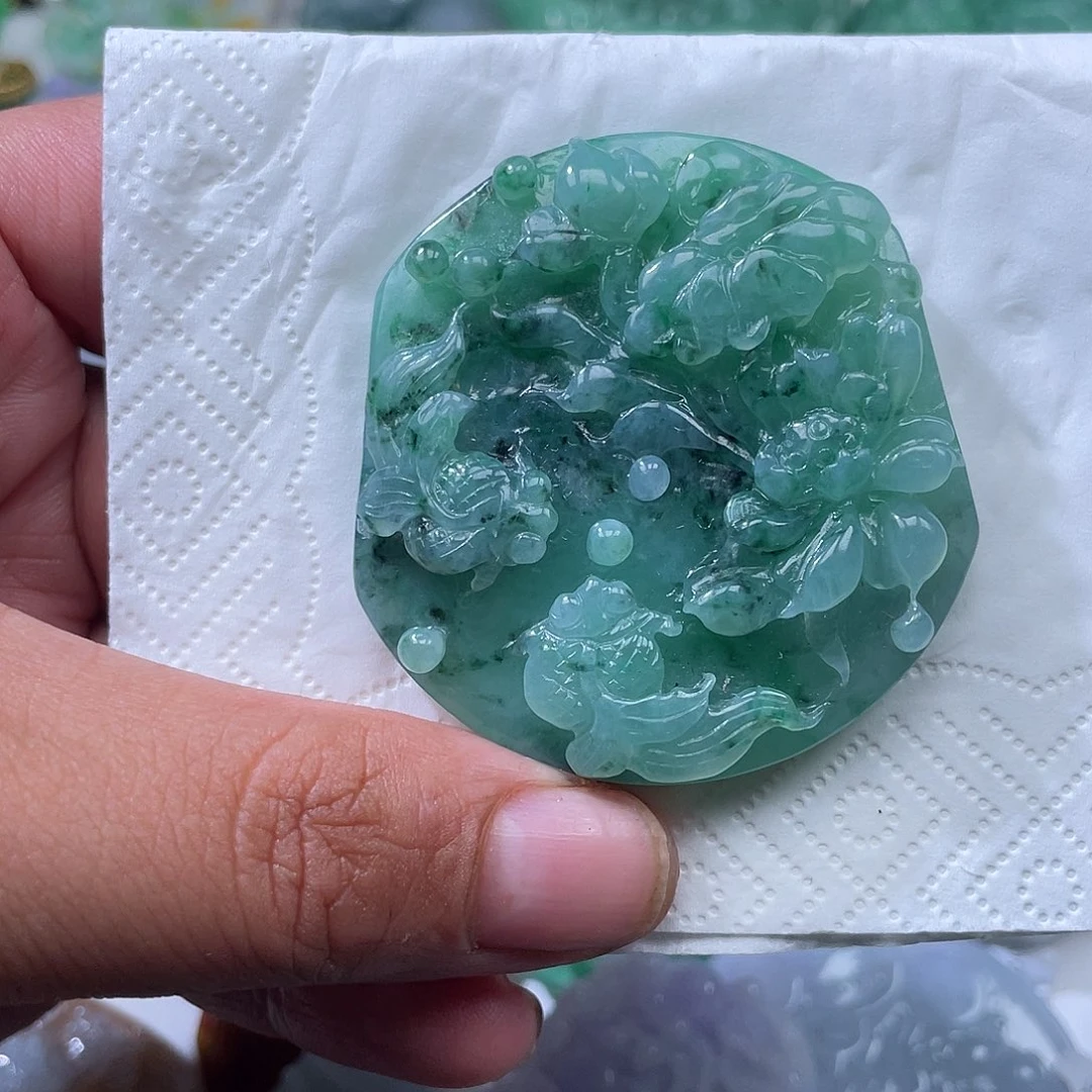 颈饰未镶嵌翡翠翡玉缘翡翠