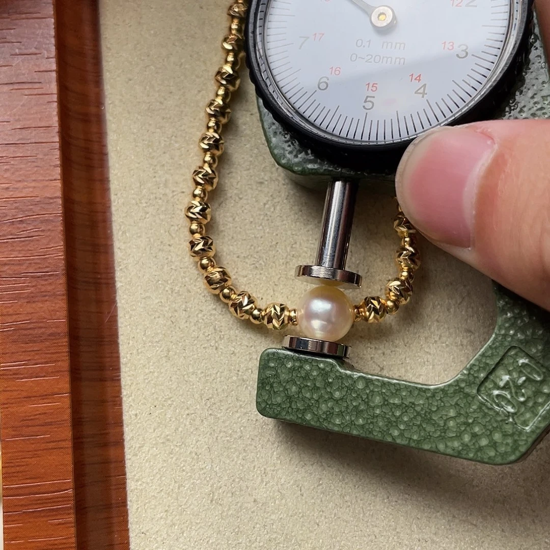 手绳银S925镶嵌海水珍珠