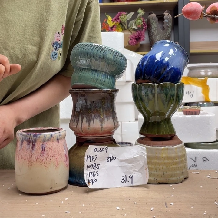 粗陶多肉花盆微瑕609