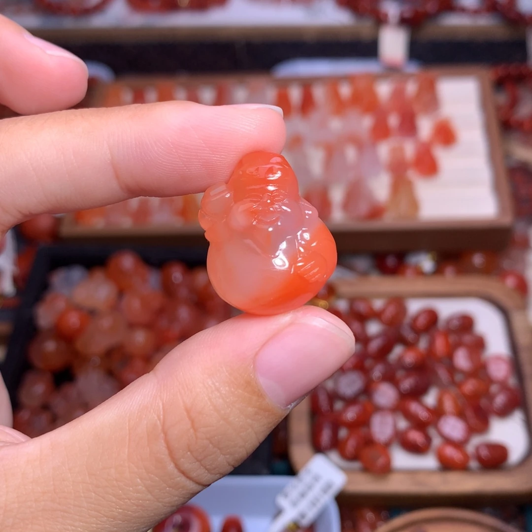 南红玛瑙未镶嵌珠宝半成品大财财