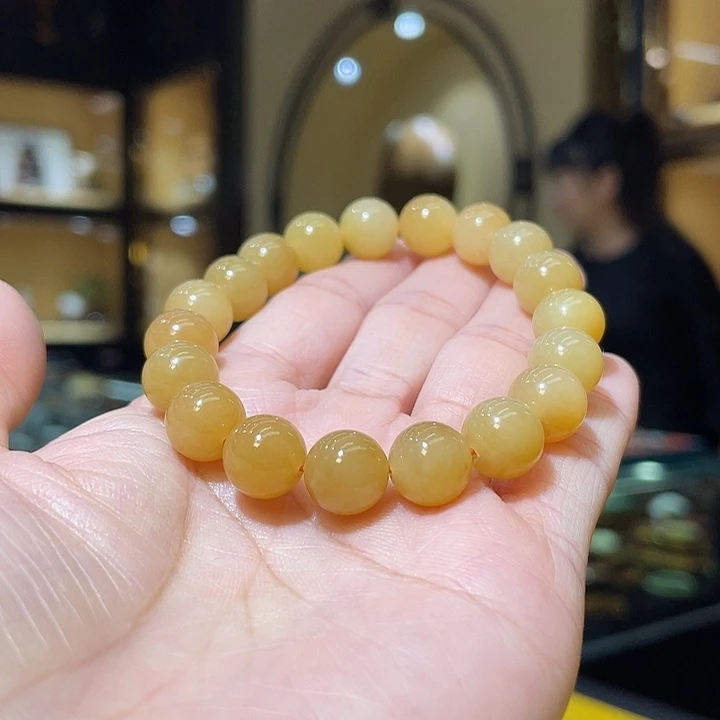 未镶嵌手串和田玉10mm