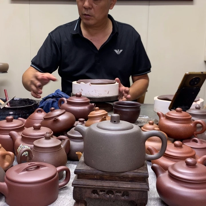 茶壶紫泥曼生井栏260 C半手工制作