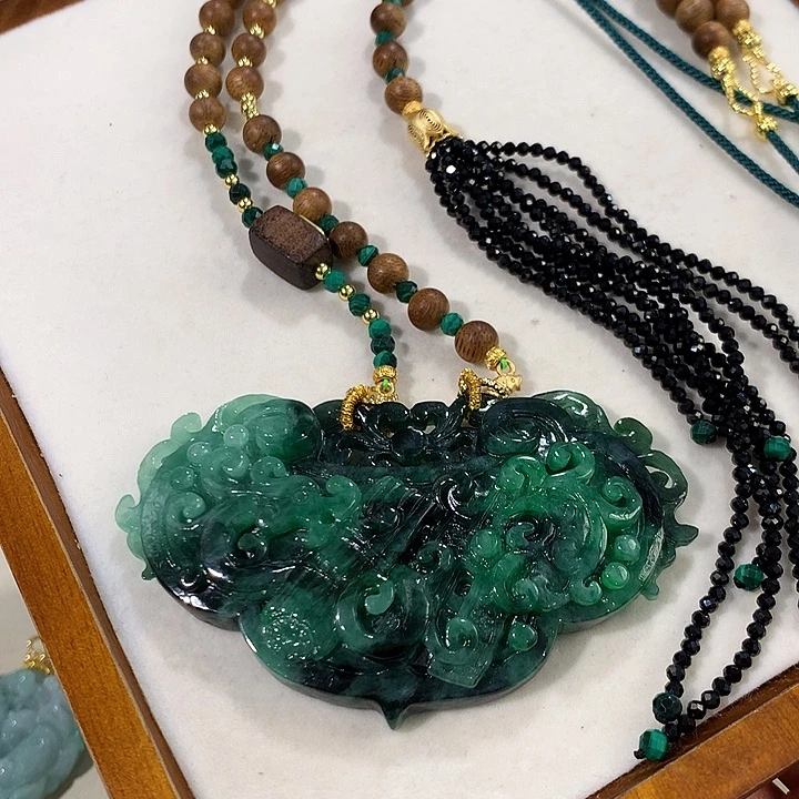 颈饰未镶嵌翡翠翡翠吊坠