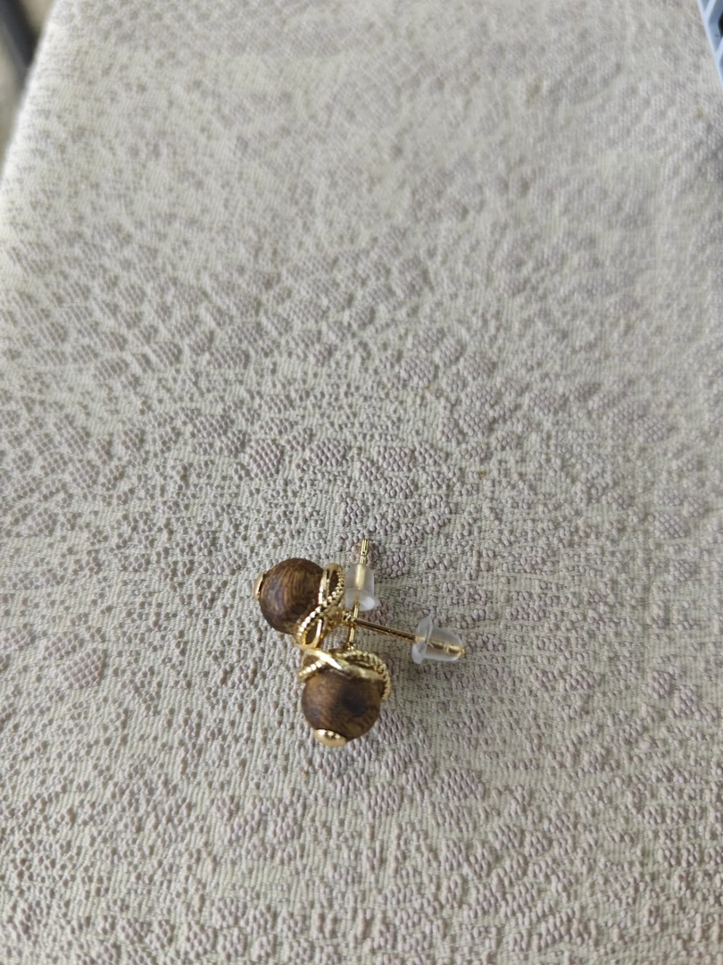 沉香DIY耳钉07多样性发一