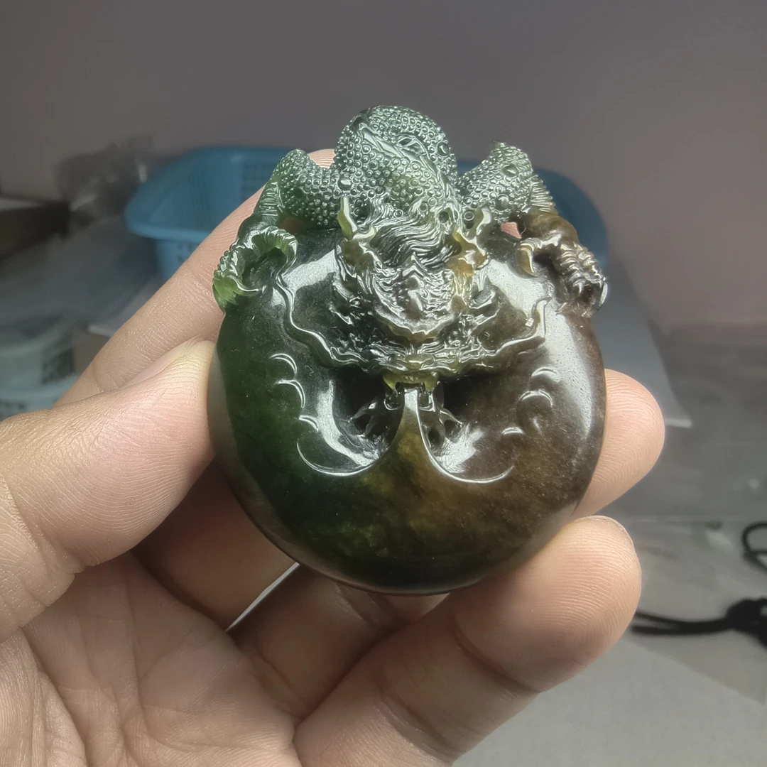 挂件龙扣精工雕刻