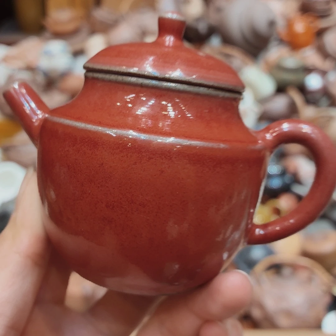 柴烧老岩泥高温茶器皿