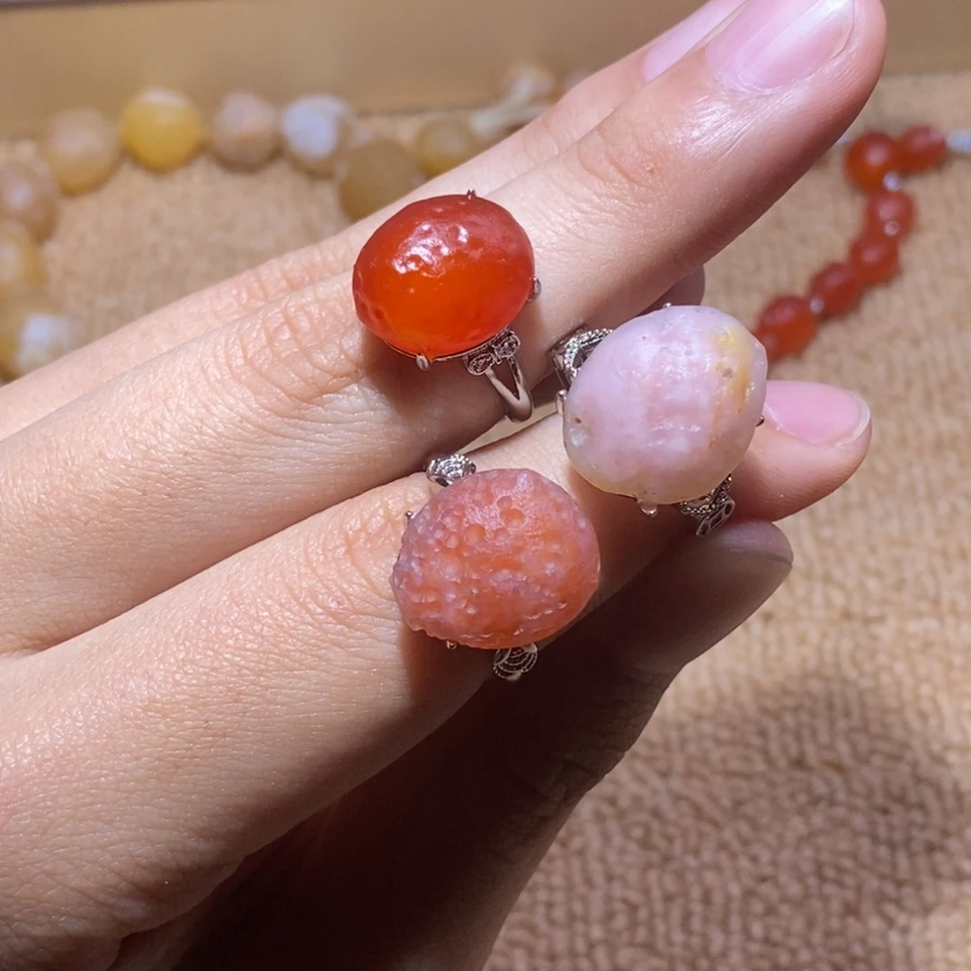 幸***人玛瑙/玉髓合金手链