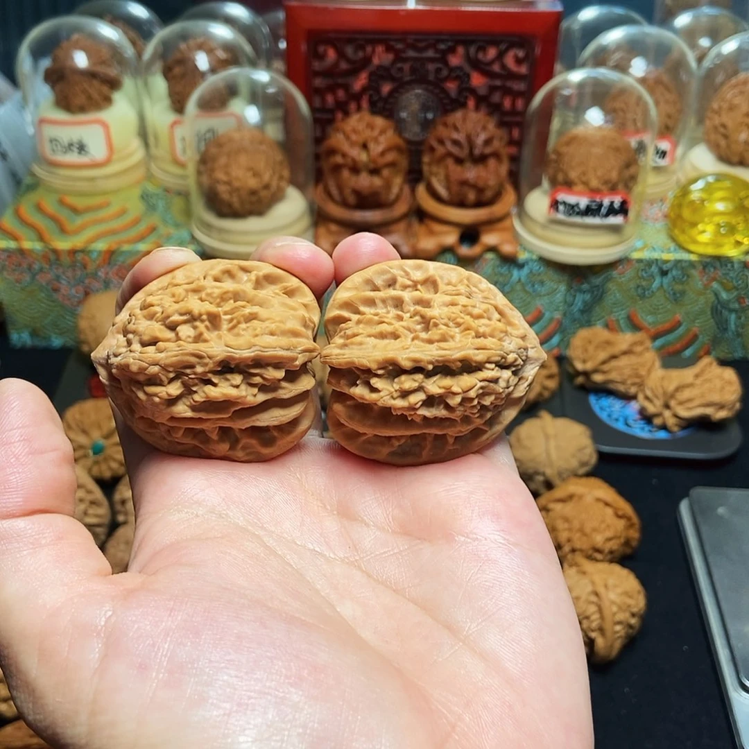 吊坠文玩核桃41盘龙虎精品