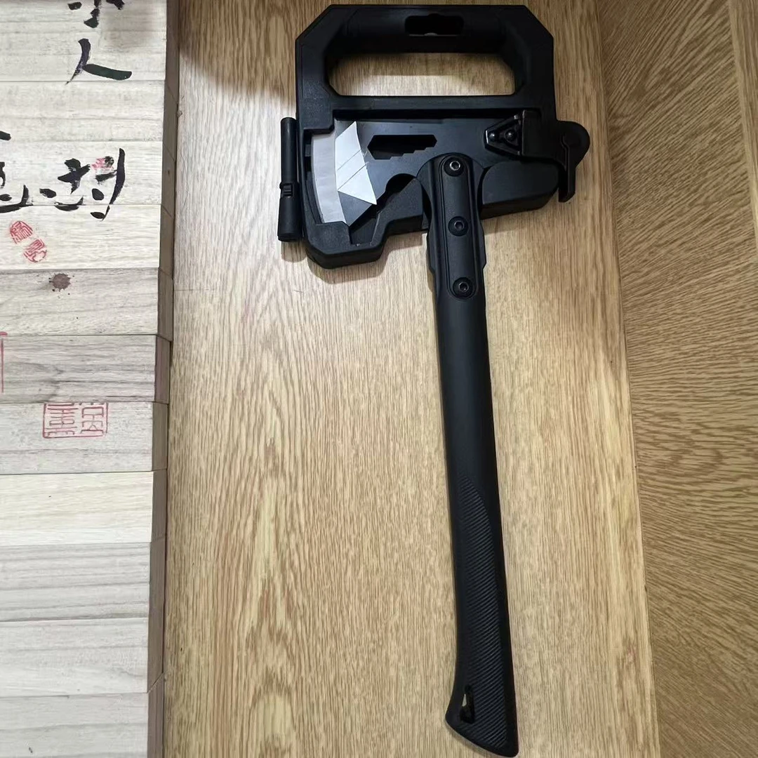 143户外多功能求生野营斧头俄式战术设计