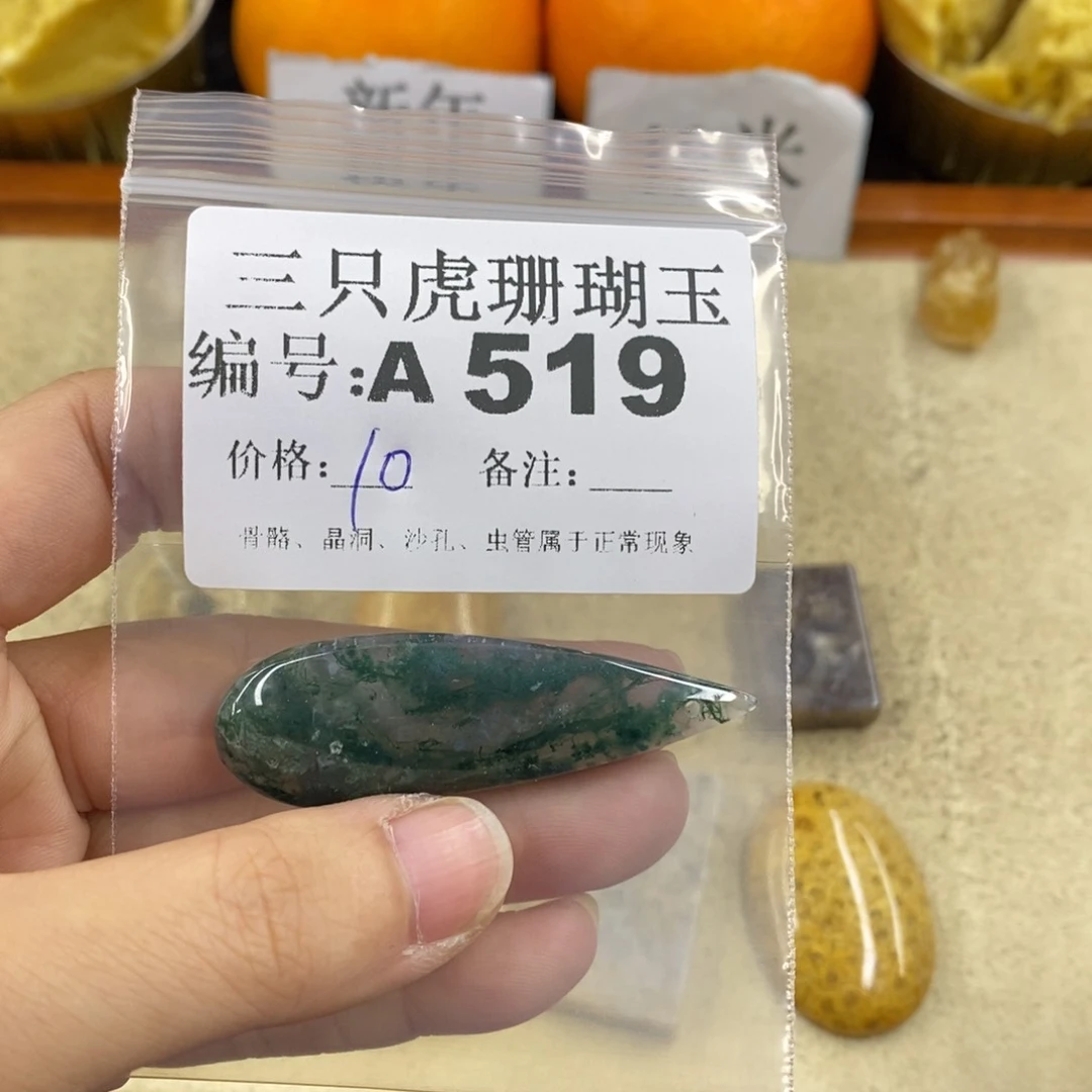 硅化珊瑚（珊瑚玉）1未镶嵌晨*