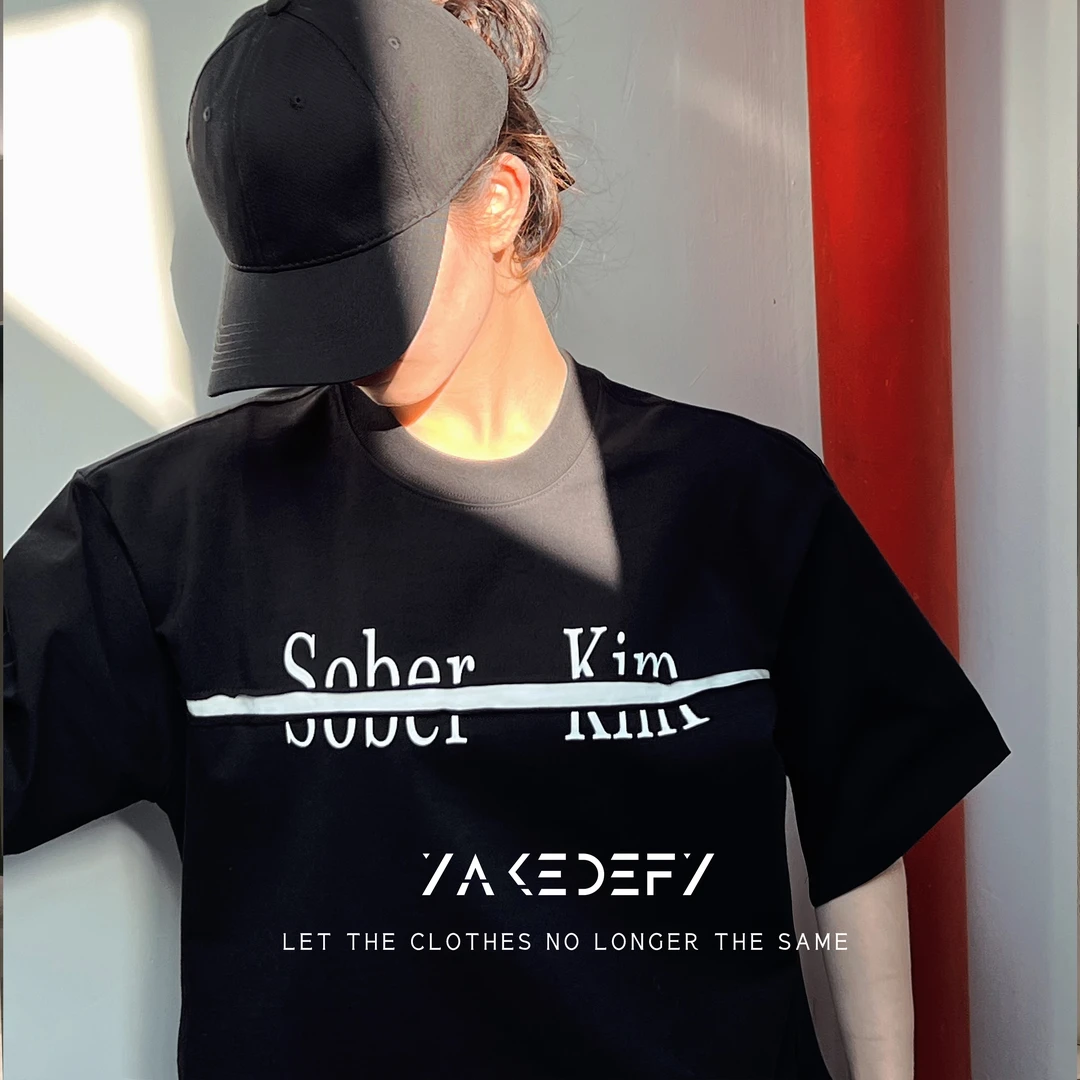 破缝 ｜280g重磅60支纯棉破缝印花卷边短袖 非质量问题不退不换