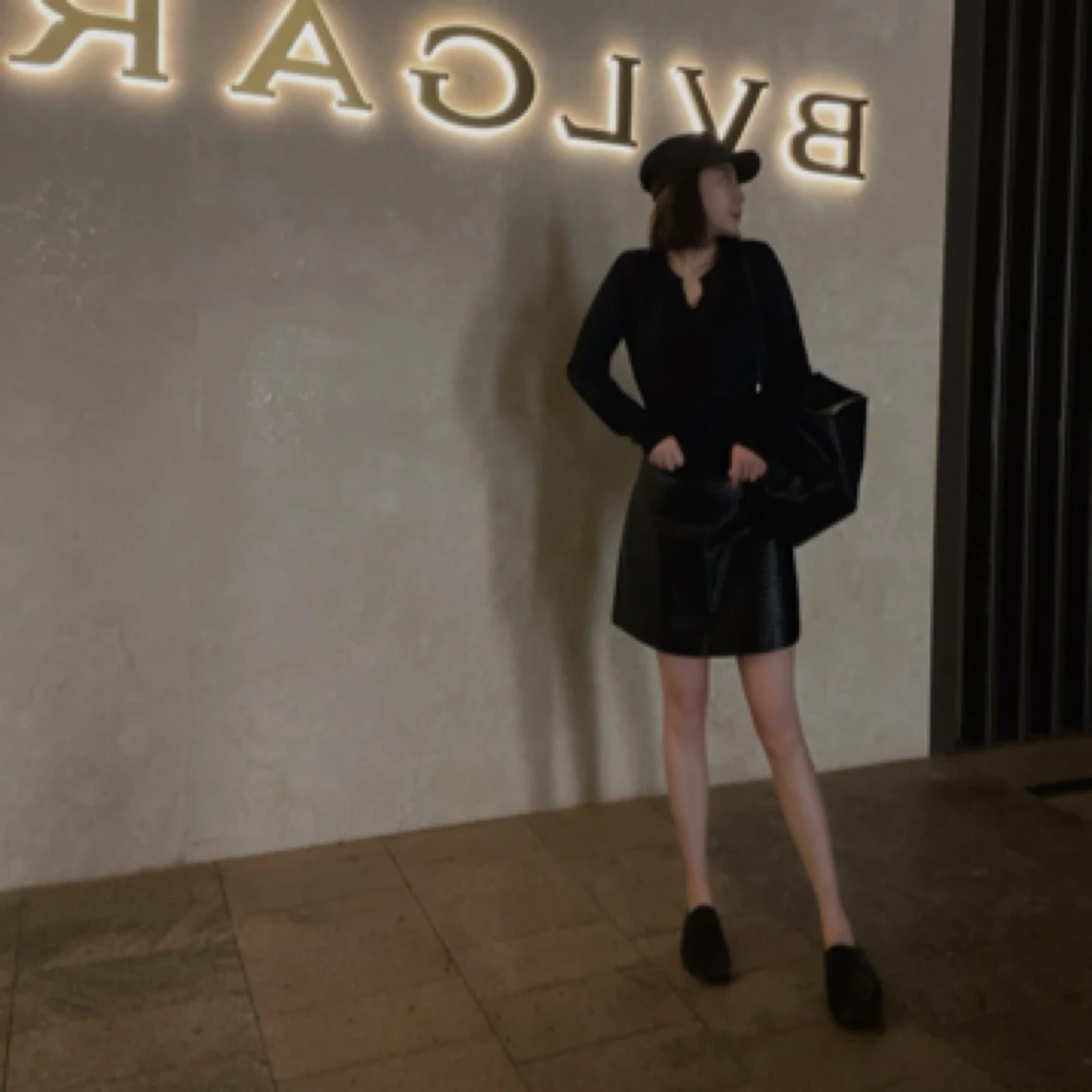 大牌BV编织皮小A裙