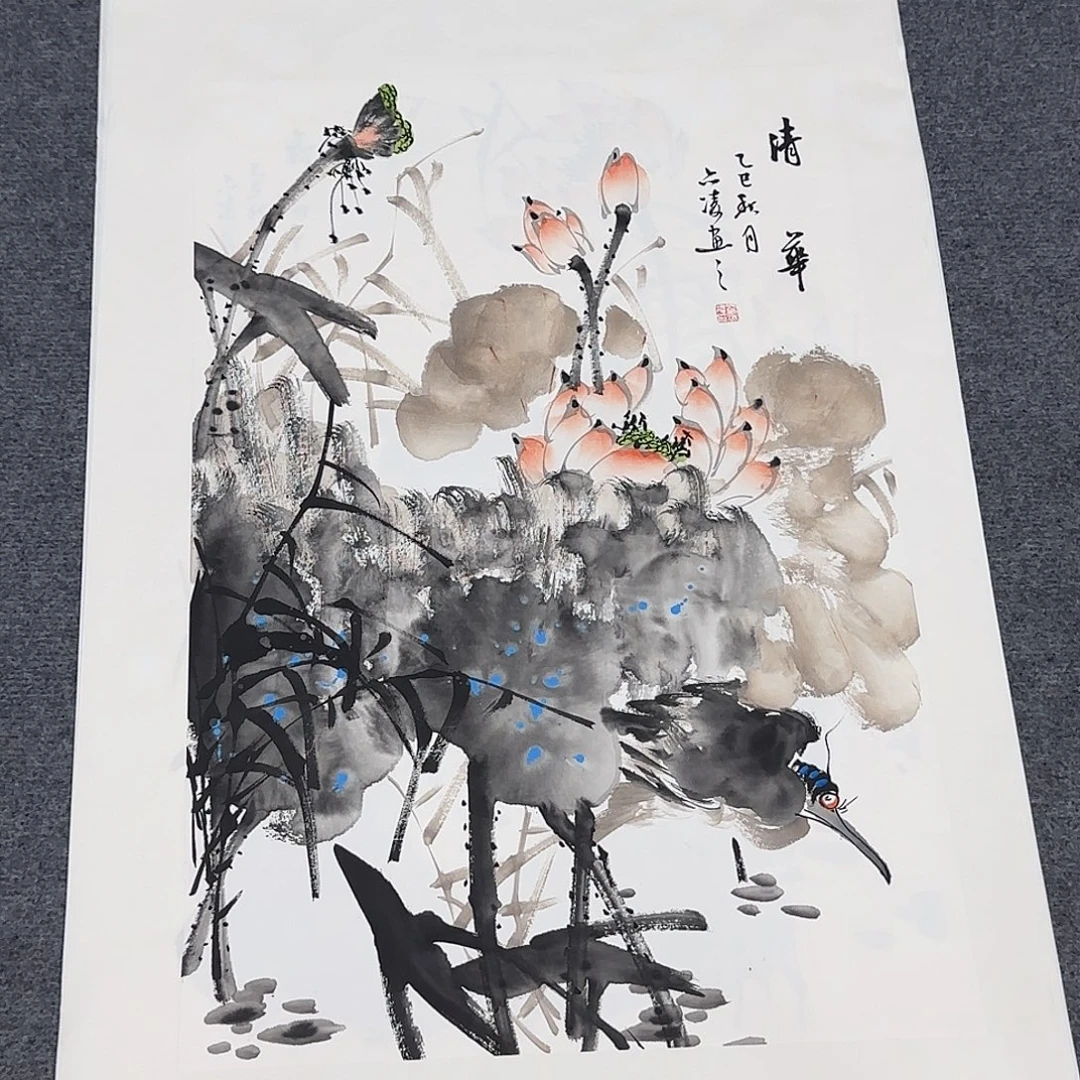 国画68*45纯手绘刘亦凌