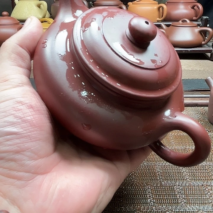 3***哚紫砂茶壶原矿紫砂