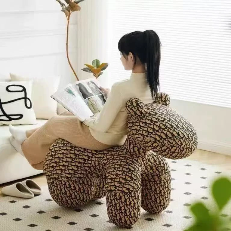 现代轻奢小蚂蚁凳子意式简约小马凳坐垫垫子