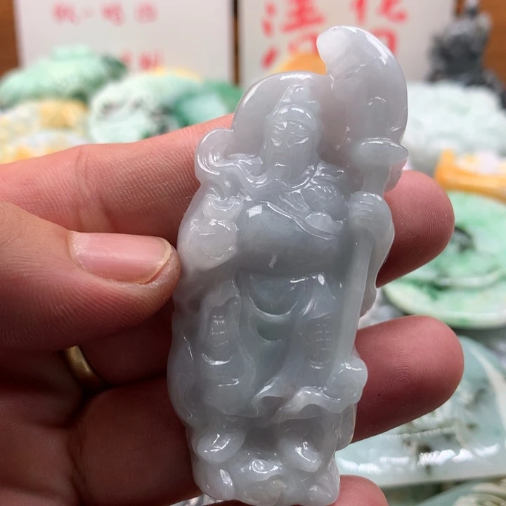 翡翠未镶嵌颈饰保真天然a货翡翠