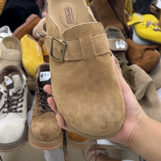 栗色厚底勃肯坨35