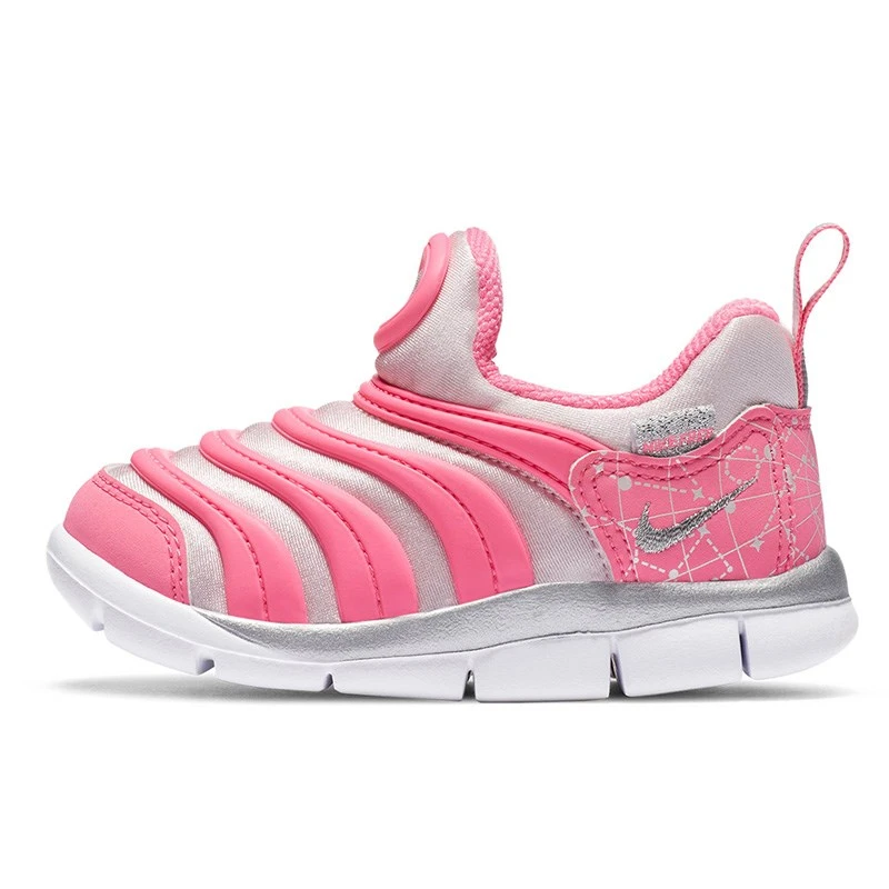 (微瑕)婴童Nike Dynamo Free低帮运动休闲鞋粉灰 DC3273-606